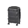TraveLux Max kabinbőrönd keményfedeles levehető kerékkel 50x40x20 cm fekete