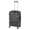 TraveLux Max közepes bőrönd keményfedeles 68x45x25 cm fekete