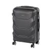 TraveLux Max közepes bőrönd keményfedeles 68x45x25 cm fekete