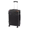 TraveLux Urban közepes bőrönd keményfedeles 68x45x25 cm fekete