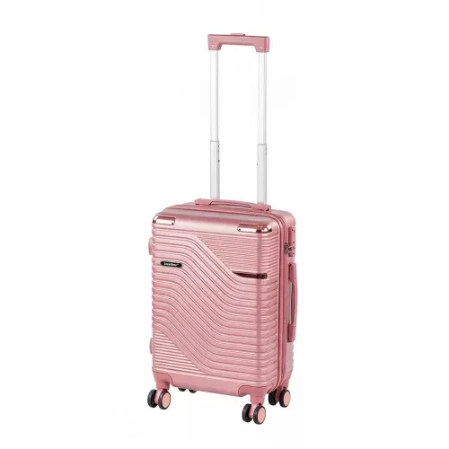 TraveLux Urban kézipoggyász keményfedeles levehető kerékkel 40x30x20 cm lazacrózsaszín