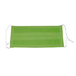  Textil szájmaszk állítható gumipántal mosható, zöld színben
