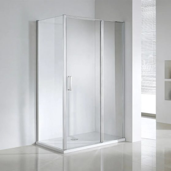 Swing 80x100 cm aszimmetrikus zuhanykabin zuhanytálca nélkül