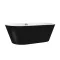Noa szabadon álló fürdőkád 170x75x56 cm fekete