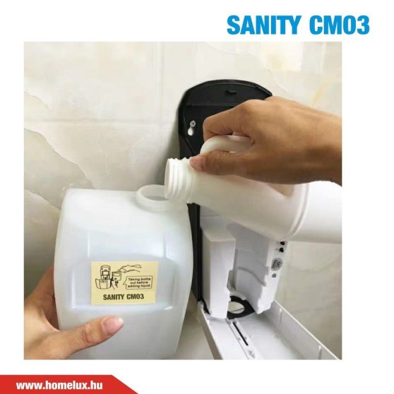Sanity CM03-3 habszappan adagoló szenzoros kivitelben