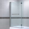 Cristal 21 kádparaván, 150x82 cm, króm profil, víztiszta üveg
