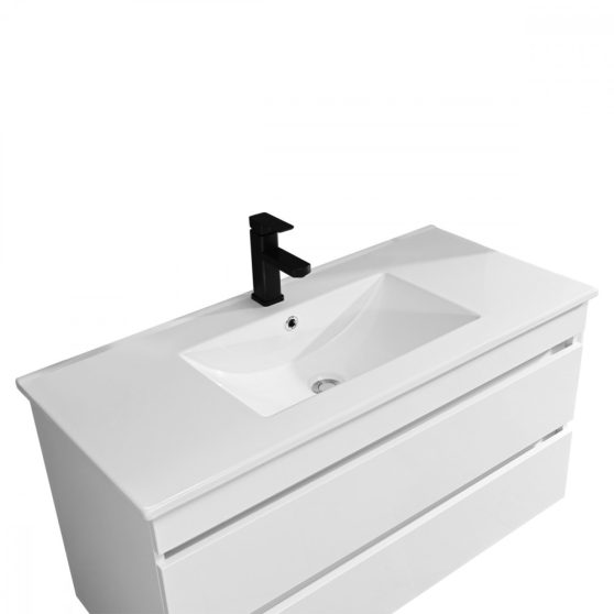 Cube 100 fürdőszoba bútor magasfényű fehér