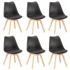 Silla étkezőszék 6 db fekete színben