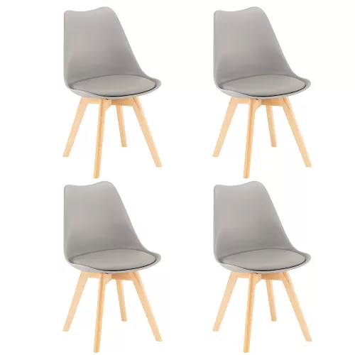 Silla étkezőszék 4 db szürke színben