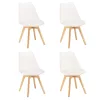 Silla étkezőszék 4 db fehér színben