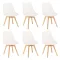 Silla étkezőszék 6 db fehér színben