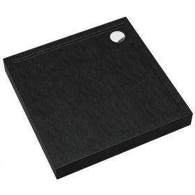 David 90 szögletes fekete akril zuhanytálca