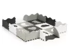 Habszivacs puzzle szőnyeg kerítéssel 25 darabos