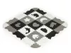 Habszivacs puzzle szőnyeg kerítéssel 25 darabos