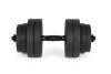 Állítható súlyzók 2x10 kg-os edzőkészlet 20 kg-os súlyzóval