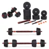 Állítható súlyzók 2x20 kg-os súlyzó szett 40 kg-os rúd