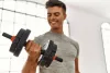 Állítható súlyzók 2x20 kg-os súlyzó szett 40 kg-os rúd