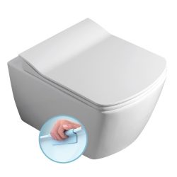 GLANC fali rimless WC, 37x51,5cm
