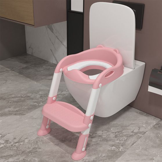 Lépcsős WC szűkítő rózsaszín