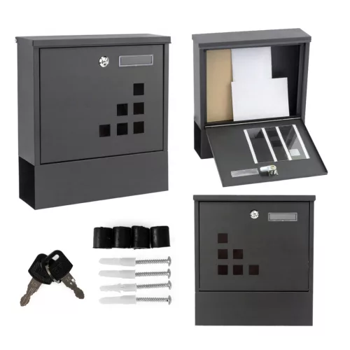 Fém postaláda kültérre