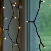 Kontakt LED fényfüggöny meleg fehér színben 140 1x2 m