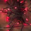 LED piros fényfüzér karácsonyfára 80