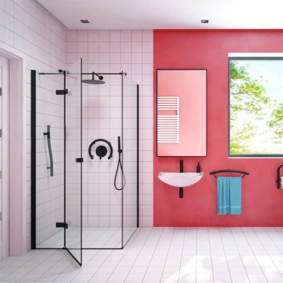 Arnika 80x100 cm szögletes zuhanykabin zuhanytálca nélkül