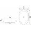 KR-374 kerámia design mosdó