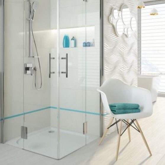 CUBIC szögletes zuhanytálca 90x90 cm