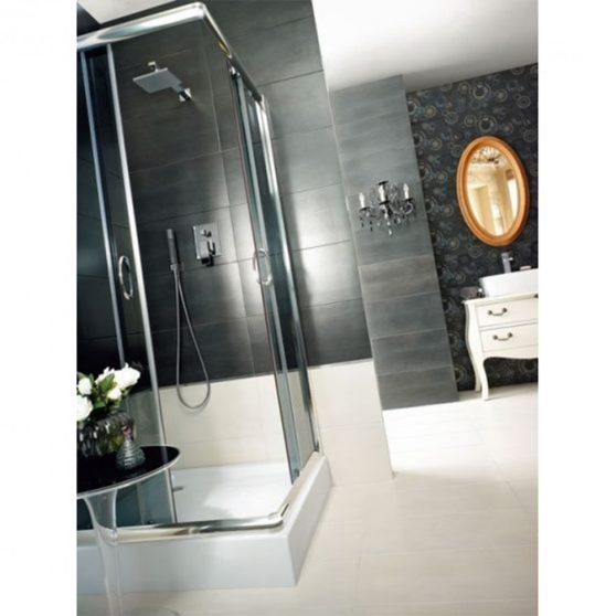 Funkia 80x80 cm szögletes zuhanykabin zuhanytálca nélkül