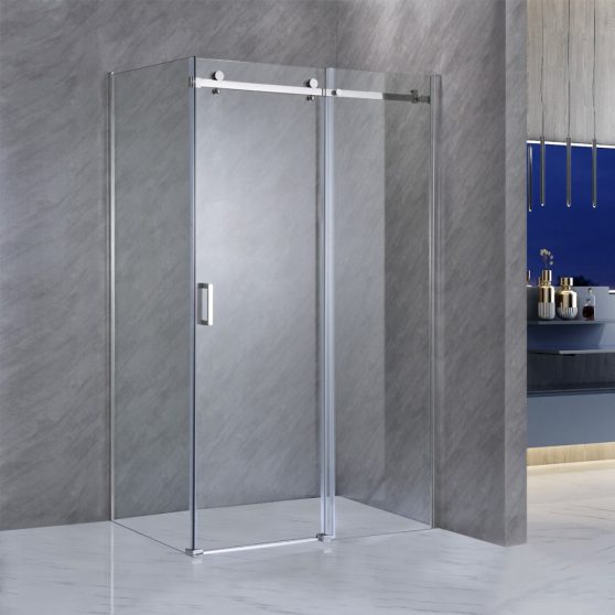 Bold-in 80x100 cm aszimmetrikus zuhanykabin zuhanytálca nélkül