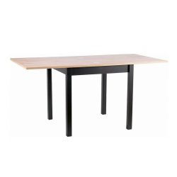 Bővíthető étkező asztal LBB174 artisan tölgy/fekete