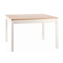   Bővíthető étkező asztal LBB180 artisan tölgy/ matt fehér