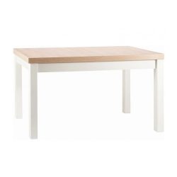   Bővíthető étkező asztal LBB185 artisan tölgy/ matt fehér