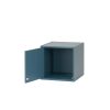 Boxie 1 ajtós fali szekrény 40x40x37 cm petrol kék