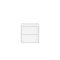 Boxie 2 fiókos fali szekrény 40x40x37 cm fehér