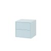 Boxie 2 fiókos fali szekrény 40x40x37 cm kék