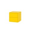Boxie 2 fiókos fali szekrény 40x40x37 cm sárga