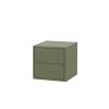 Boxie 2 fiókos fali szekrény 40x40x37 cm zöld