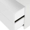 Boxie 2 fiókos fali szekrény 40x80x37 cm fehér