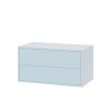 Boxie 2 fiókos fali szekrény 40x80x37 cm kék