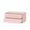 Boxie 2 fiókos fali szekrény 40x80x37 cm pink