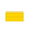 Boxie 2 fiókos fali szekrény 40x80x37 cm sárga