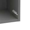 Boxie 1 ajtós fali szekrény 80x40x37 cm antracit