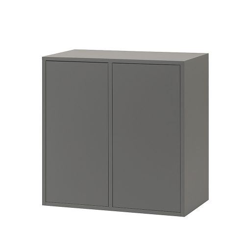 Boxie 2 ajtós fali szekrény 80x80x37 cm antracit