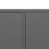 Boxie 2 ajtós fali szekrény 80x80x37 cm antracit
