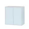Boxie 2 ajtós fali szekrény 80x80x37 cm kék