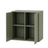 Boxie 2 ajtós fali szekrény 80x80x37 cm zöld