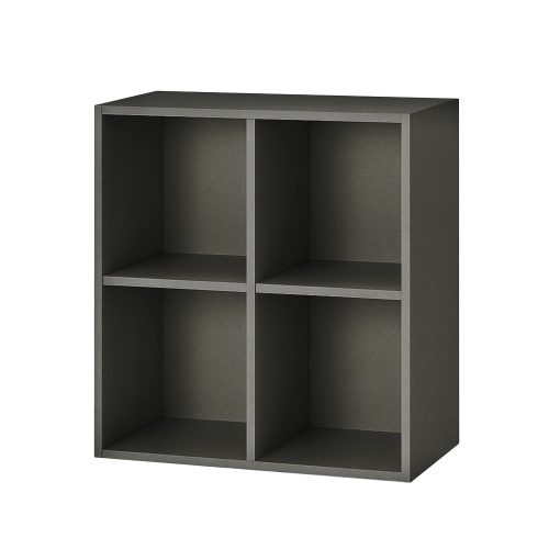 Boxie nyitott fali szekrény 80x80x37 cm antracit
