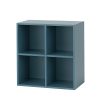 Boxie nyitott fali szekrény 80x80x37 cm petrol kék